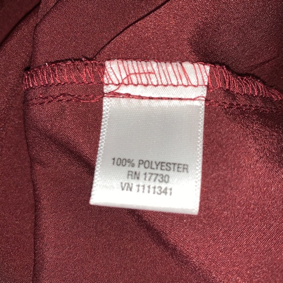 ✅ Converse Burgundy Red White Paisley Dress Medium - Picture 8 of 12